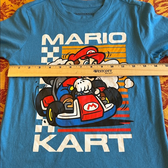 MarioKart Super Mario Nintendo Boys XL (7) Short Sleeve T-shirt NWOT - Picture 4 of 7